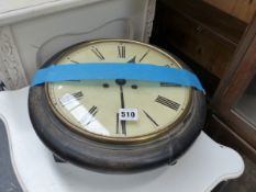 A WALL CLOCK.