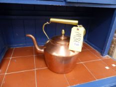 A LARGE COPPER KETTLE.