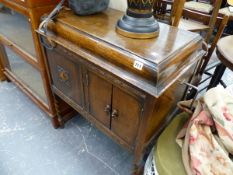 A CABINET GRAMOPHONE.