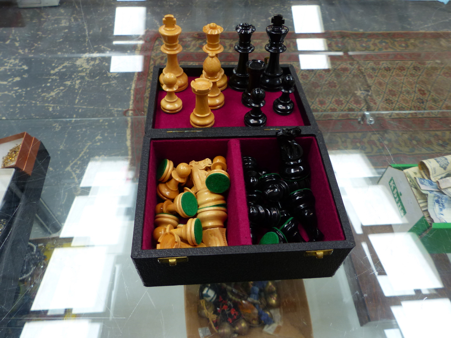 A VOIGHTLANDER CAMERA, CHESS SET,ETC. - Image 2 of 3