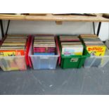 A LARGE COLLECTION OF RECORDS.