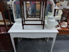 AN AMERICAN PAINTED DRESSING TABLE