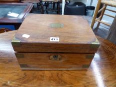 A VICTORIAN WRITING BOX.