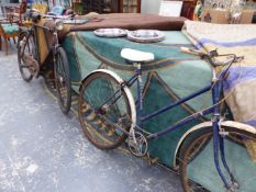 TWO VINTAGE BICYCLES.