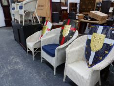 VARIOUS LLOYD LOOM CHAIRS.