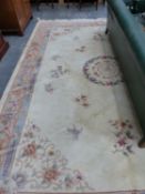 A LARGE CHINESE CARPET.