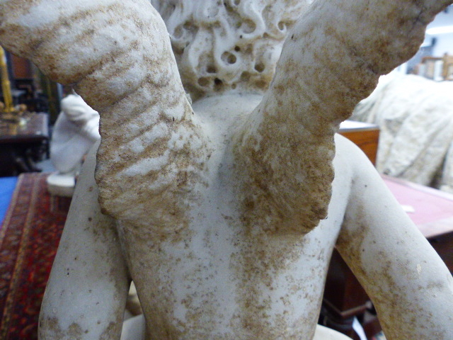 AN ITALIAN MARBLE FIGURE OF A PUTTO, TITLED 'AMOR DEL MARE' BY CESARE LAPINI, FLORENCE, DATED - Image 36 of 62