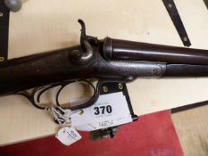 SHOTGUN. 12G T. BLAND STOCK & ACTION ONLY. SERIAL No.4831. ST.No.3280.(RFD BUYERS ONLY. )