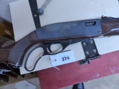 RIFLE. REMINGTON.22LR LEVER ACTION NYLON MODEL SERIAL NUMBER 96034 (STOCK NUMBER 3382).