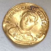 ROMAN COINS, LICINIUS II (CAESAR, AD 317-324), GOLD AUREUS, 5.3G. MINT OF NICOMEDIA, AD 321/2. D N