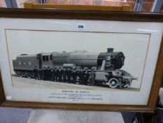 A MAY 1940 PHOTOGRAPH OF THE LMSR 2-8-0 TYPE LOCOMOTIVE WITH SIX WHEELED TENDER CONSTRUCTED FOR