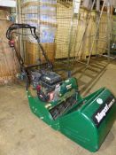 A MASPORT OLYMPIC CYLINDER LAWN MOWER IN LITTLE USED CONDITION.