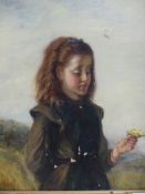 GEORGE HAY. (1813-1912) SPRINGTIME, SIGNED OIL ON CANVAS. 26 x 20.5cms.