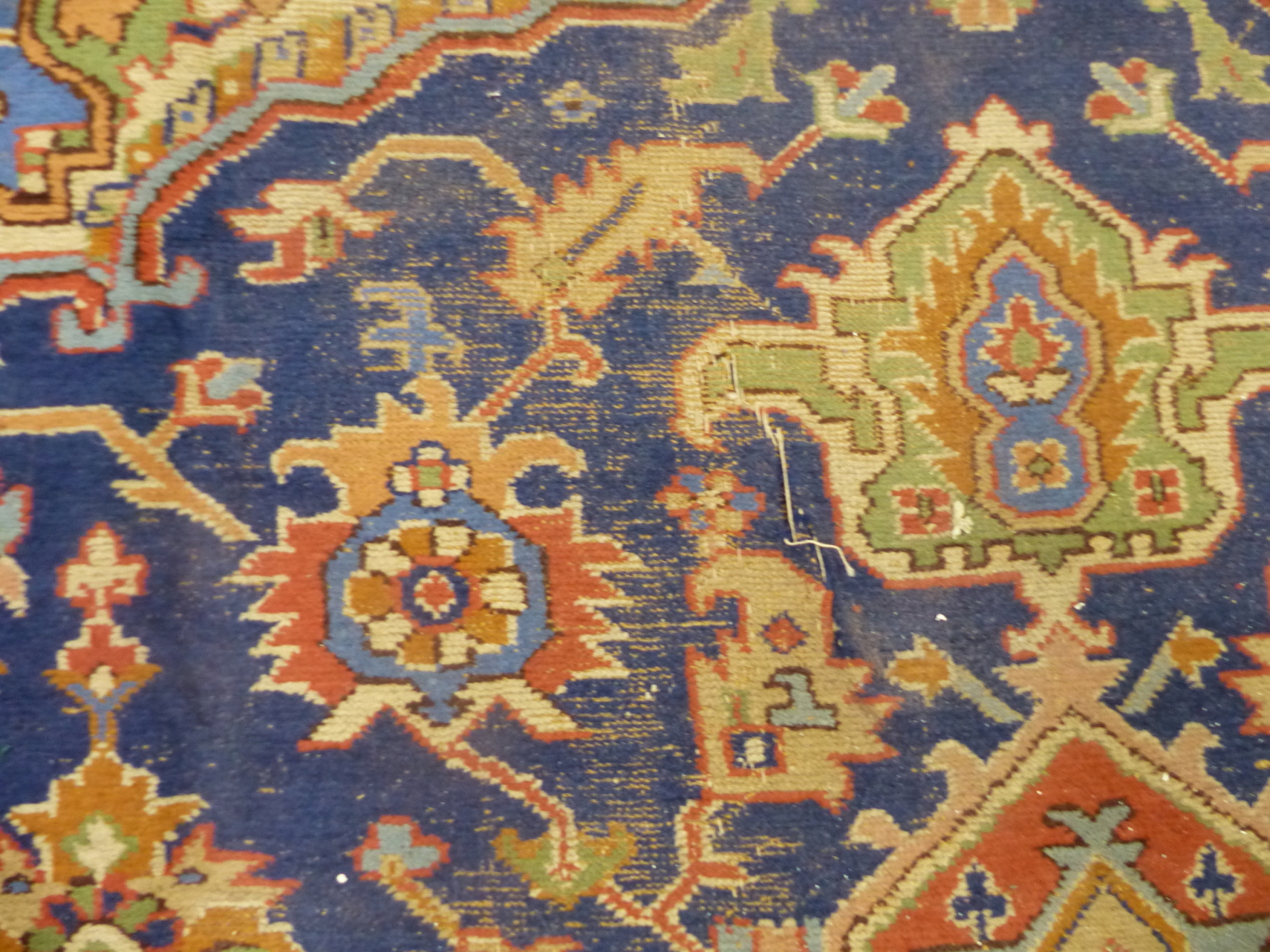 AN ORIENTAL CARPET OF PERSIAN HERIZ DESIGN. 360 x 283cms. - Image 11 of 16