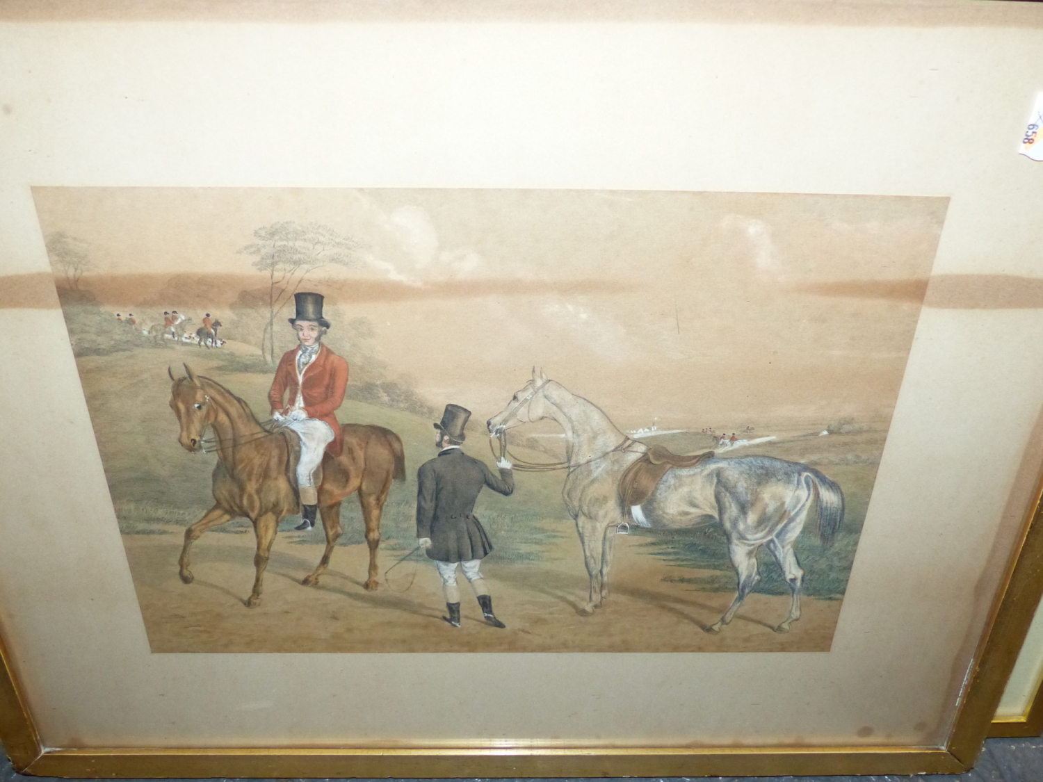 A PAIR OF VICTORIAN HAND COLOURED SPORTING PRINTS TOGETHER WITH THREE OTHERS BY DIFFERENT HANDS - Image 5 of 14