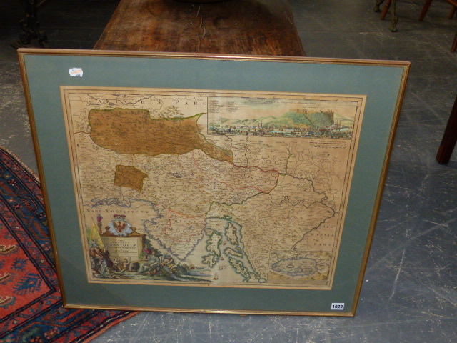AN ANTIQUE MAP OF THE ADRIATIC COASTLINE AFTER B.HOMANND, HAND COLOURED FOLIO. 49 x 59cms TOGETHER - Image 16 of 17