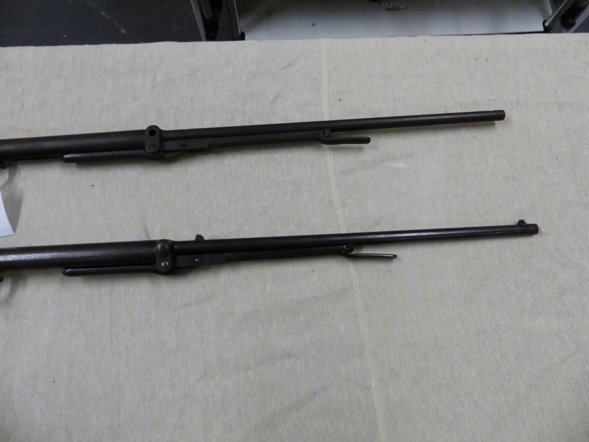 THE LINCOLN .177 PREWAR LINCOLN JEFFRIES TYPE UNDER LEVER AIR RIFLE No.5551 AND ANOTHER AIR RIFLE - Image 3 of 15