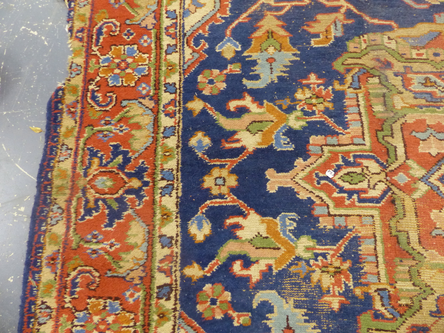 AN ORIENTAL CARPET OF PERSIAN HERIZ DESIGN. 360 x 283cms. - Image 8 of 16