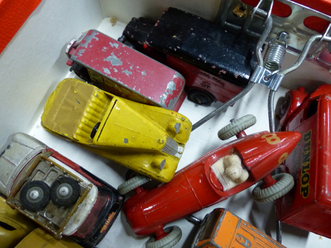 APPROXIMATELY FIFTY DINKY, MATCHBOX AND OTHER DIE CAST TOYS TO INCLUDE A FORDSON TRACTOR, FODEN FLAT - Image 3 of 13