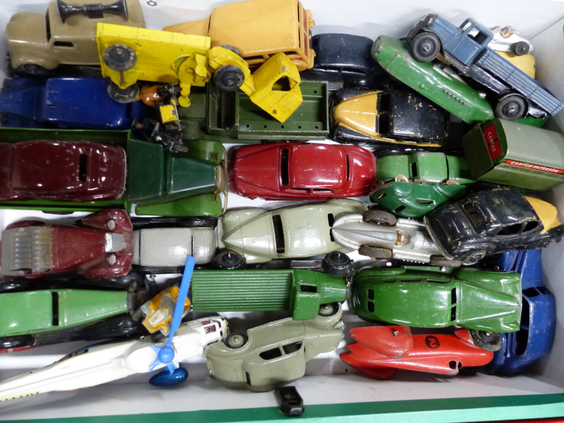 APPROXIMATELY FIFTY DINKY, MATCHBOX AND OTHER DIE CAST TOYS TO INCLUDE A FORDSON TRACTOR, FODEN FLAT - Image 2 of 13