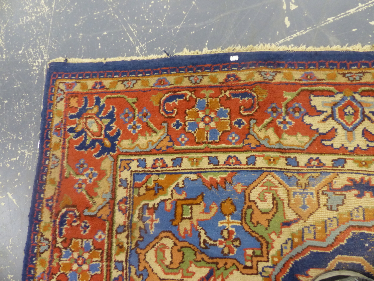 AN ORIENTAL CARPET OF PERSIAN HERIZ DESIGN. 360 x 283cms. - Image 16 of 16