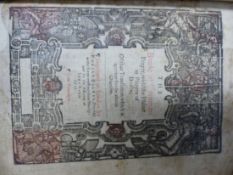 PRINTED BY ROBERT BARKER, THE BOOKE OF COMMON PRAYER AND BIBLE, 1632, REBOUND IN LEATHER AND