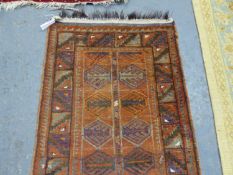 A SMALL BELOUCH RUG.