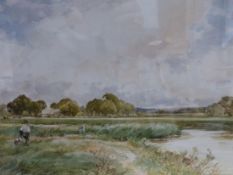 EDMUND MORISON WIMPERIS. 1835-1900) NEAR RINGWOOD. INITIALLED AND DATED 1894, WATERCOLOUR. 26