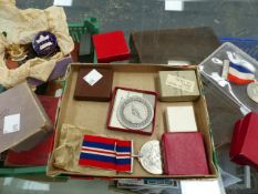 VARIOUS MEDALS, BADGES ETC.