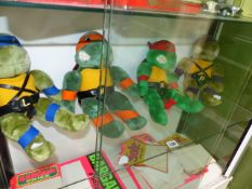 TEENAGE MUTANT HERO TURTLES SOFT TOYS.