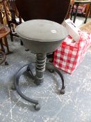 A SWOPPER ADJUSTABLE STOOL.