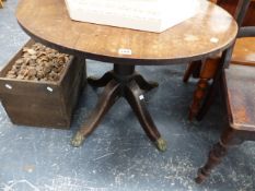 A 19th.C.MAHOGANY TABLE.