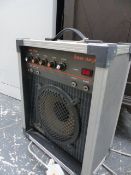 A SMALL GUITAR AMPLIFIER.