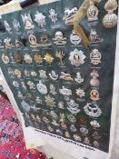 A QTY OF MILITARY BADGES.