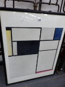 A PRINT AFTER MONDRIAN.