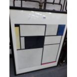 A PRINT AFTER MONDRIAN.