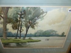 A WATERCOLOUR BY ROY PERRY.