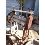 A VINTAGE MANGLE.