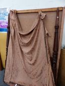 A LATE VICTORIAN MAHOGANY FOUR POSTER BED.