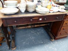 A VICTORIAN WRITING TABLE.