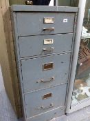 INDUSTRIAL STEEL DRAWERS.