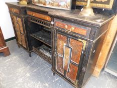 A VICTORIAN AESTHETIC SIDEBOARD.