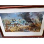A LARGE PRINT AFTER CUNEO, D-DAY.