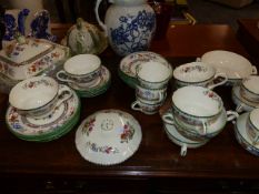 A SPODE PART DINNER SERVICE.