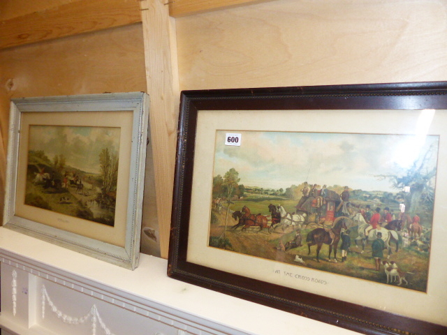 TWO ANTIQUE SPORTING PRINTS.