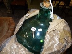 A LARGE CARBOY BOTTLE.