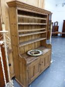 A 19th.C.PINE DRESSER.