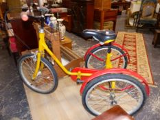 A VINTAGE PASHLEY CHILDS TRICYCLE.