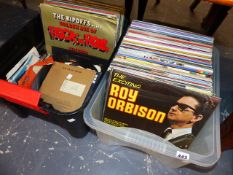 A QTY OF RECORD ALBUMS,ETC.