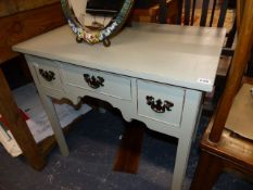 A 19th.C.PAINTED OAK LOWBOY.